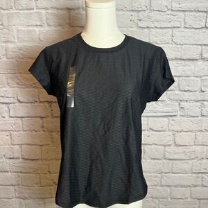 Calia Women's S Black Renew Tee Lightweight Performance Top Cleanfit Active NWT
